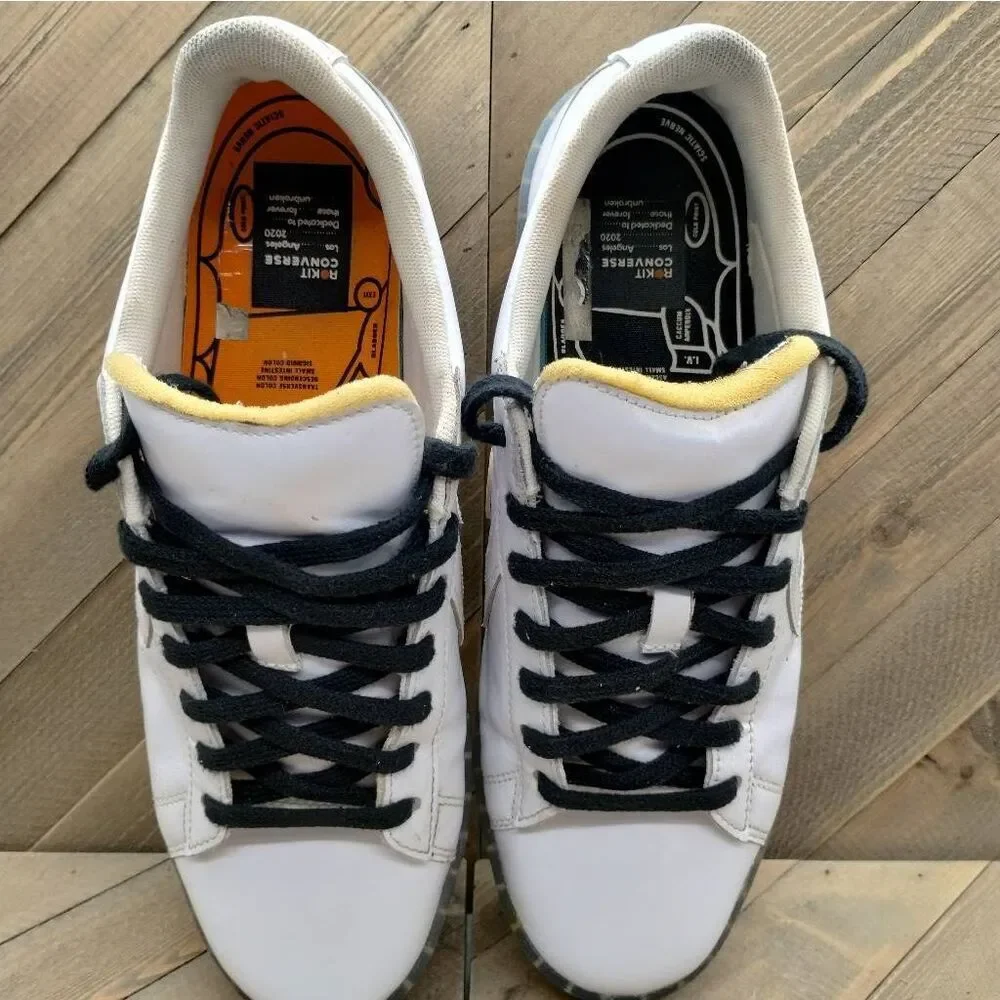 Rokit x Converse Pro Leather‎ Ox Casual Sneakers Mens Size 9.5 White Shoes - Picture 7 of 9